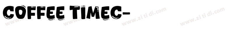 Coffee TimeC字体转换